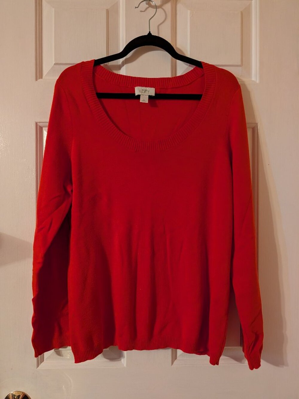 Anne Taylor Loft Orange Sweater ~ XL